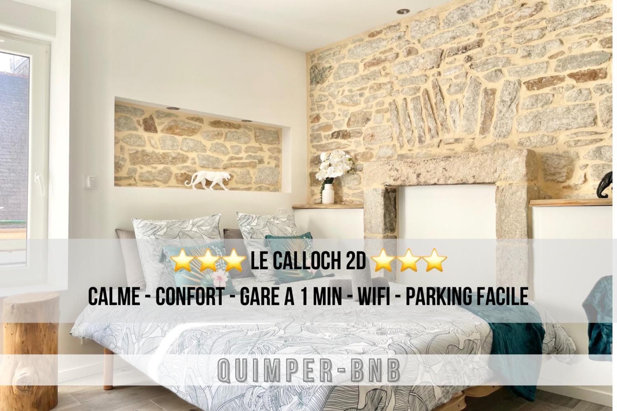 Le Calloch 2D - Studio 4 Etoiles - Quartier Gare - Wifi - Netflix Quimper Kültér fotó