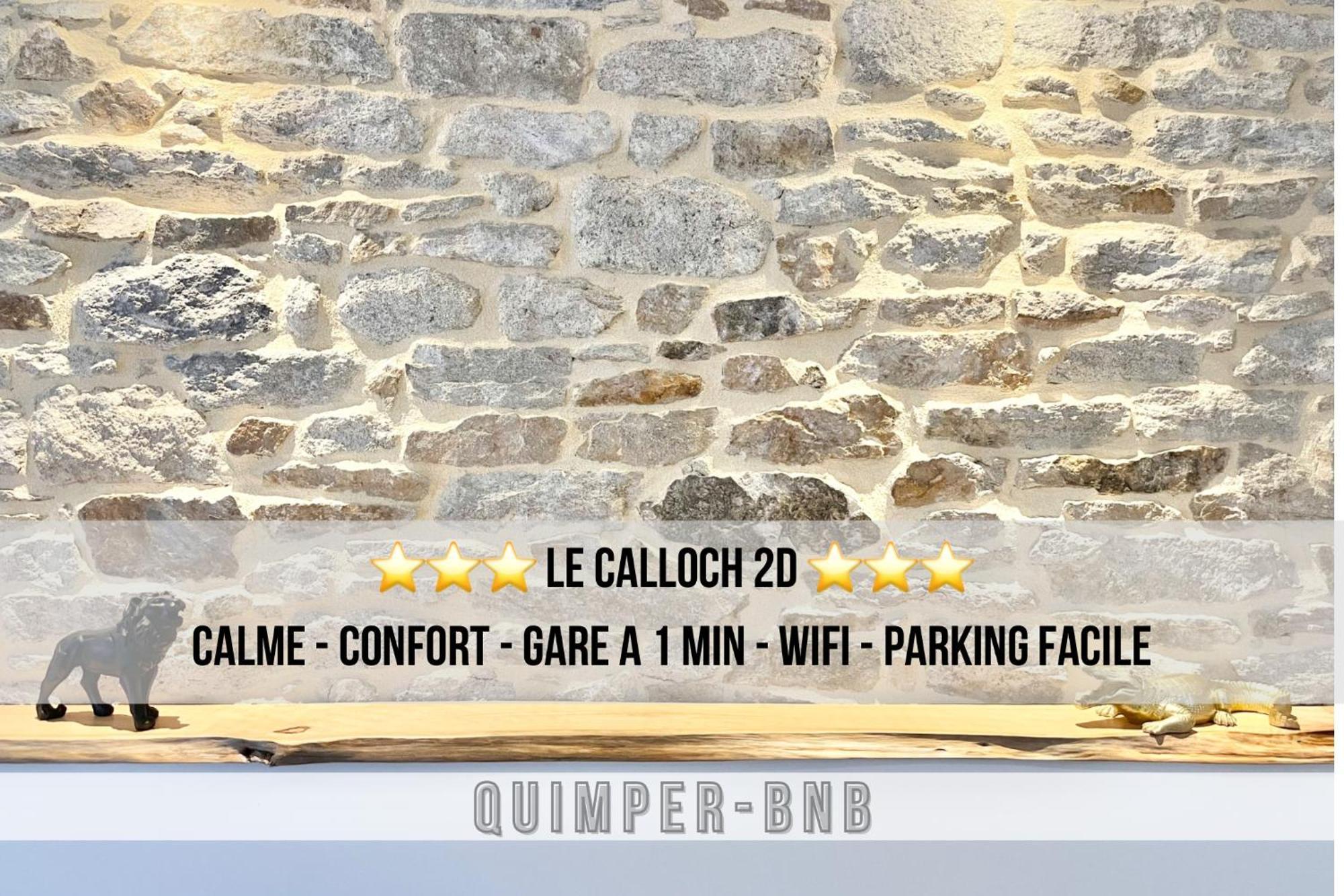 Le Calloch 2D - Studio 4 Etoiles - Quartier Gare - Wifi - Netflix Quimper Kültér fotó